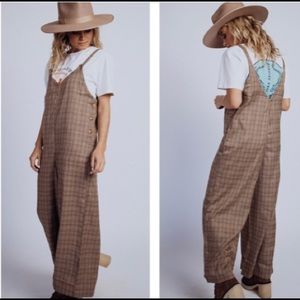 Clad&Cloth Girl in Calico Jumpsuit